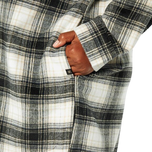 Banana Republic Women's Midweight Shirt Jacket Black Size Small New - Picture 8 of 8